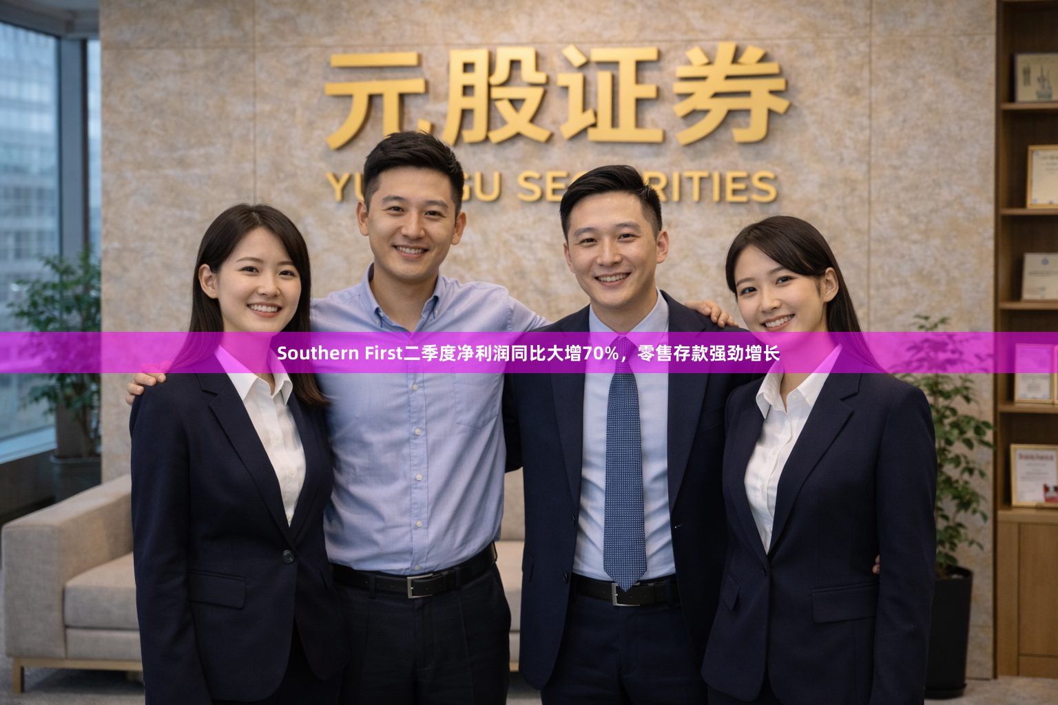 Southern First二季度净利润同比大增70%，零售存款强劲增长