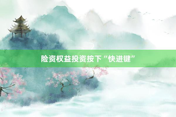 险资权益投资按下“快进键”